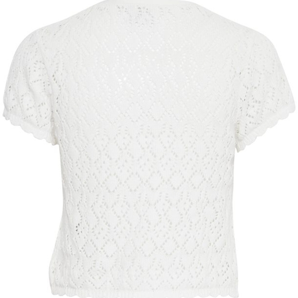 ICHI Ihdotties Crochet Cardigan White S - Picture 7 of 15